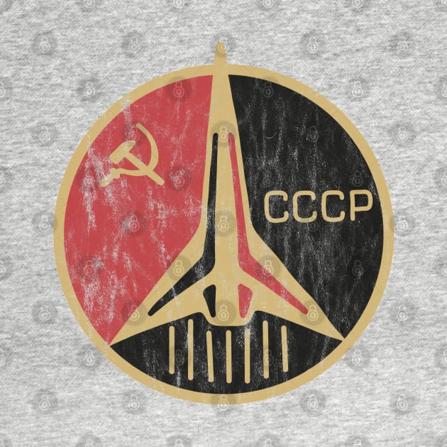 Retro Cosmonaut Mission Badge by Slightly Unhinged